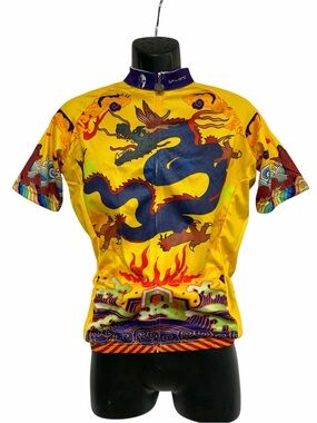 Paladin NWT Blue Dragon Graphic Performance Cycling Jersey Men’s L